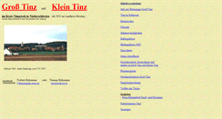 Desktop Screenshot of gross-tinz.de