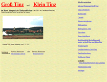 Tablet Screenshot of gross-tinz.de